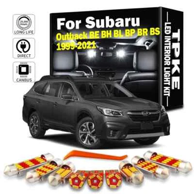 Kit de luz de porta cúpula mapa porta interior LED Canbus para Subaru Outback 1999-2022 - Imagem 1 de 4