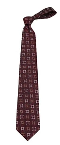 Corbata para niño - joven - joven - patrón borgoña para boda escolar formal - Imagen 1 de 1