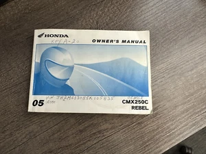 OEM 2005 HONDA CMX250C REBEL OWNERS MANUAL 31KEN680 - Bild 1 von 10