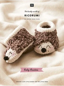 Libro de patrones de ganchillo amigurumi - Botines de bebé Rico Ricorumi - Imagen 1 de 8