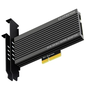 PA15 M.2 NVMe to PCIe 4.0 X4 Adapter for M.2 NVMe SSD Extra Large Aluminum He... - Picture 1 of 9