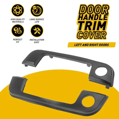 Para BMW E36 E34 Z3 323i M3 Negro Manija Puerta Cubierta Tapicería Accesorios Lado LH y RH Foto 1 de 4