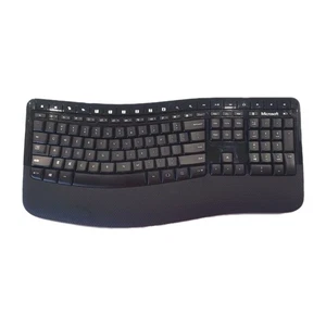 Teclado Microsoft Wireless Comfort 5050 Modelo 1728 Sin USB Dongle PROBADO Y FUNCIONA - Imagen 1 de 4