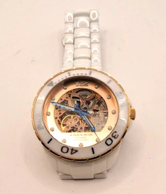 Android Women’s Divemaster Automatic Ceramic AD481 Skeleton Movement. 20 Jewels - Image 1 of 3