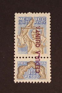 MESSICO 100 PESOS 1946 DEULA QUINTA ANNULLO 819A USATO - Foto 1 di 2