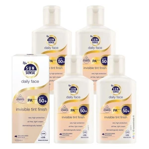 EGO SUNSENSE Face Sunscreen Daily Oil Free Invisible Tint Finish SPF50+ 100ml - Picture 1 of 17