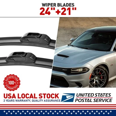 Juego de 2 escobillas limpiaparabrisas 24" 21" para Chevrolet Camaro 2010-2015 nuevo Foto 1 de 4