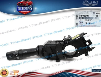 ⭐GENUINO⭐ Interruptor de señal de giro de faros para Hyundai Kia 934101U001 2011-17 ⭐OEM⭐ Foto 1 de 4