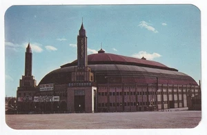 Rare St. Louis Arena 'Checkerdome' Postcard - Former NHL Blues, NBA Hawks Home - Bild 1 von 2