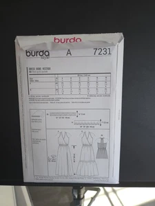 Burda Young 7231 Sewing Pattern Dress Two Styles Size 8-18 Uncut  - Picture 1 of 3