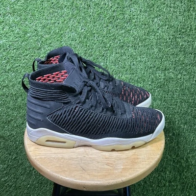 Nike Air Jordan Flyknit Elevation 23 Black/Red BRED AJ8207-023 Size 8.5 Men Foto 1 de 4