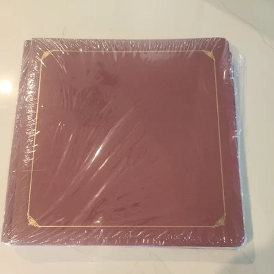 Álbum de fotos Creative Memories 12x12 con adornos dorados malva columna abierta 15 páginas Foto 1 de 3