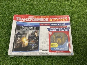 Transformers 4 Movies Special Edition Gift Set Blue Ray + Digital HD Figure - Picture 1 of 9