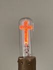 Antique Vintage  AEROLUX NEON CRUCIFIX Light BULB (ONLY) RELIGION - 2 AVAILABLE