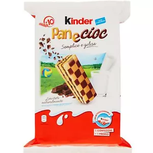 SNACKS KINDER PAN UND SCHOKOLADE 10 STÜCK 300 GR SPANBROT FERRERO FRÜHSTÜCK MILCH - Bild 1 von 1