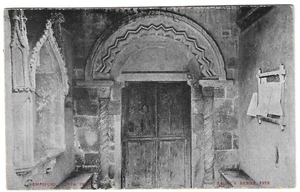 GLOUCESTERSHIRE - KEMPSFORD CHURCH, NORTH DOOR Taunt's Series Postcard - Picture 1 of 1