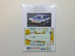 Sauber SHS C6 #82-C6-02 Le Mans 24 Hours 1/43 Decals N/ AMR Provence - Bild 1 von 1