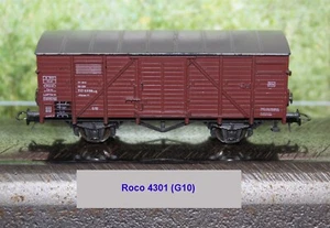 Roco HO 4301: gedeckter Güterwagen Bauart G10. Gute Erhaltung! - Bild 1 von 2