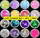 53 COLOURS - 200 Round 10MM Loose Sequin Flat Sewing Trim Costume 1208 LC