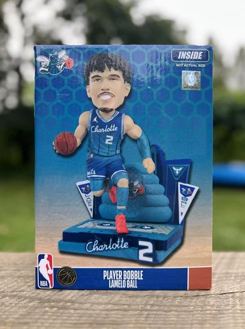 Lamelo Ball Charlotte Hornets 2022 City Jersey Bobblehead NEW FOCO ORIG BOX NIB Cover