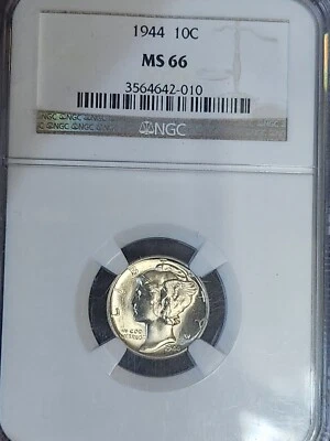 1944 Mercury dime NGC MS-66 - Image 1 of 3