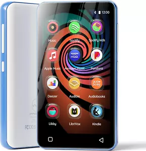 Reproductor Mp3 Con Bluetooth, Reproductor Mp4 Con Amazon Music, Audible, Deezer, Hi-Fi 4 - Imagen 1 de 7