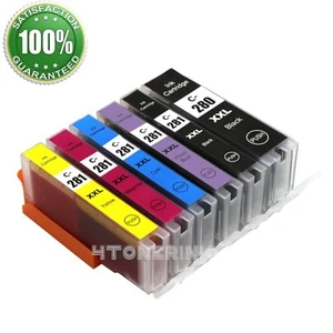 PGI-280 XXL CLI-281 XXL Ink Cartridge For Canon Pixma TS8120 TS9120 TS9520 T9521 - Picture 1 of 9