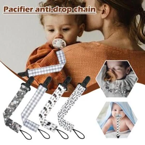 Baby Pacifier Clips Pacifier Chain Dummy Clip Nipple Holder Baby Shower Gift - Picture 1 of 12