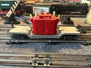 C6 LIONEL POSTWAR 2461 RED TRANSFORMER CAR W/OB - Picture 1 of 9