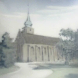 Royal Copenhagen Denmark Plate Dish Tray Embossed Abbey Church, Nykøbing Denmark - Picture 1 of 5