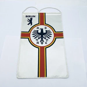 ADAC BERLIN GERMANY WIMPEL MINI FLAG TABLE EYE CATCHER OLDTIMER VINTAGE VW BENZ - Picture 1 of 5