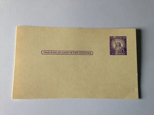 US 3 Cent Freiheitsstatue UNBENUTZT Postkarte makelloser Zustand - Bild 1 von 6