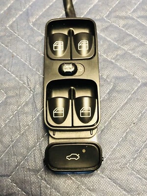 01-07 Interruptor Ventana Maestra Delantera Izquierda Mercedes Benz Clase C C230 C240 OEM ✅ Foto 1 de 4
