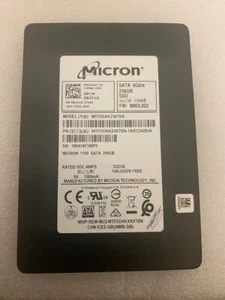 Micron 256GB 2.5" 1100 SATA 6Gb/s Solid State Hard Drive MTFDDAK256TBN - Picture 1 of 2