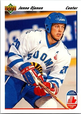 1991-92 Upper Deck - Canada Cup #25 Janne Ojanen - Image 1 of 2