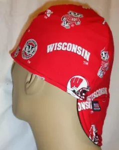 Wisconsin Badgers Construcción Hecho a Personalizada, Soldador, Instalador de Tuberías, Sombrero de Motociclista - Imagen 1 de 2