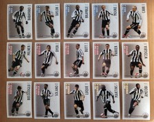 NEWCASTLE UNITED Shoot Out 2006/07 Complete Team Football Card Set