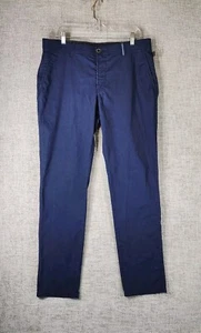 Bruhl Bros.® Nizza Stretch Baumwolle Hose Herren 36x33,5 Navy Blau German Made - Bild 1 von 14