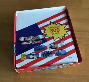 Caja colgante de tarjetas coleccionables Desert Storm Troops serie uno 36 paquetes sellados - Imagen 1 de 3