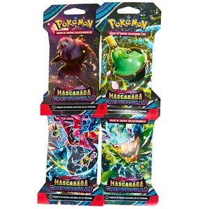 Pokemon TCG Spanish Macarada Crepuscular Twilight masquerade Booster blister x1 - Picture 1 of 5