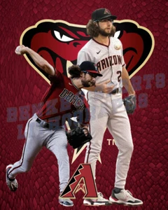 Arizona Diamondbacks Lithograph print of  Zac Gallen  - Picture 1 of 1