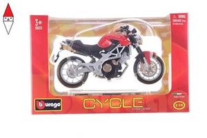 MODELLINO BBURAGO APRILIA SHIVER 750 1/18 ROSSA - Foto 1 di 3