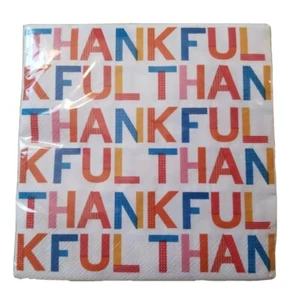 Crate&Barrel 3 Ply Lunch Paper Napkins 20 Ct,13"×13" Unfolded, Big USA Made, NEW - Picture 1 of 6