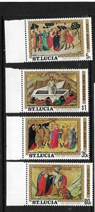 St. Lucia SC # 351-454 Easter - Paintings by Ugolino -   MNH - Picture 1 of 1
