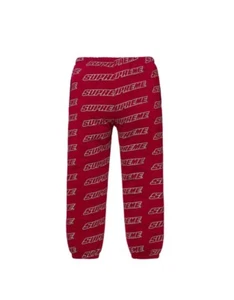 Supreme Repeat Cardinal Sweatpant Red 2018 Size Large New - Picture 1 of 7