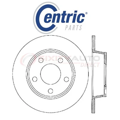 Centric C-TEK Disc Brake Rotor for 2001-2005 Audi Allroad Quattro 2.7L 4.2L ga - Image 1 of 4