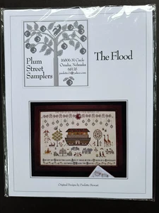 Plum Street Samplers - The Flood by Paulette Stewart Noah's Ark Cross Stitch - Picture 1 of 5