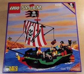 LEGO Pirates Cross Bone Clipper set 6250 - new is sealed box - NISB