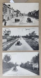 AUTOMOBILE FRANCIA CIRCUITO LA SARTHE-LOTTO 3 CARTOLINE-C94-183 - Picture 1 of 1
