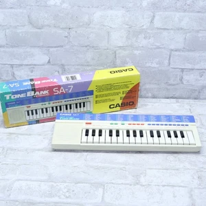 Casio SA-7 Tone Bank Keyboard Vintage 80er 100 Töne getestet funktioniert mit Box - Bild 1 von 12